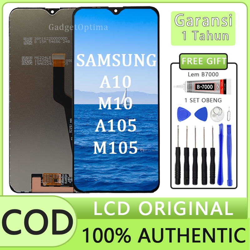 【Original 100%】 LCD TOUCHSCREEN FULLSET SAMSUNG A10 - M10 - A105 - M105 BIG GLASS  Original Quality/