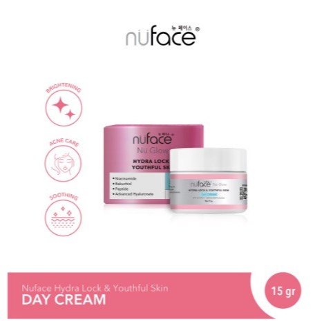 NUFACE NU GLOW HYYDRALOCK & YOUTHFUL SKIN DAY CREAM