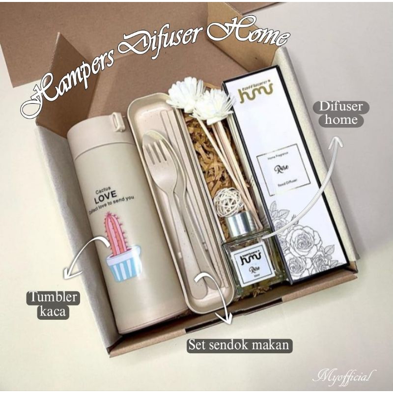 

Hampers Botol Minum Difuser Home Gitf Box Ulang Tahun Hampers Wedding Tahun baru