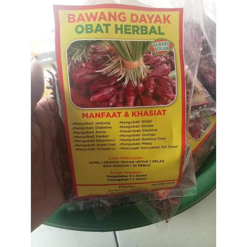 

Teh seduh bawang Dayak/Teh herbal bawang Dayak isi 60 gram