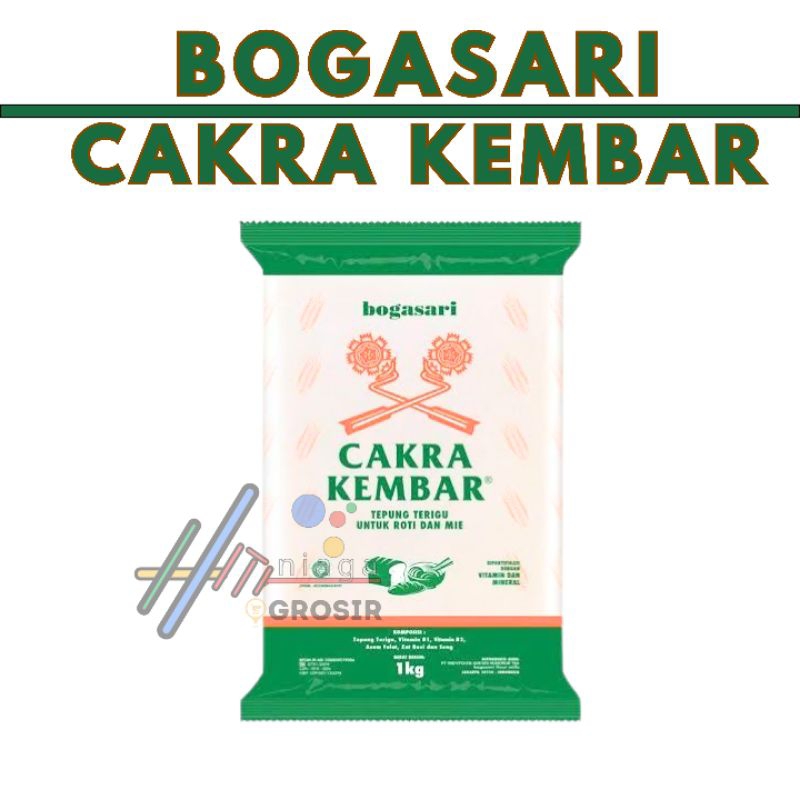 

Bogasari Cakra Kembar Tepung Terigu 1 Kg