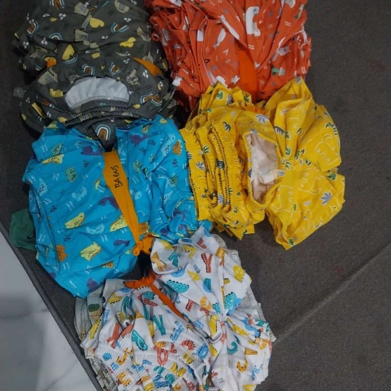 celana pendek bahan sisa kain pabrik