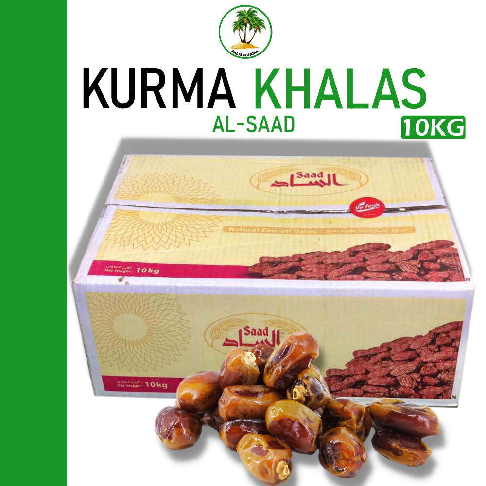 

Kurma Khalas AL-SAAD [10KG] || Kurma Khalas Original Premium