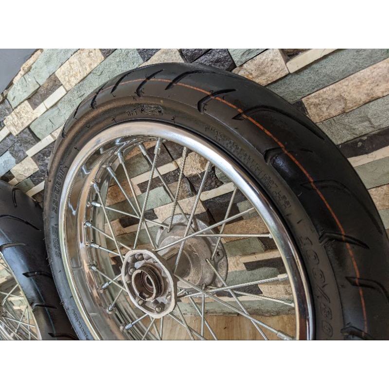 velg set ban KLX D'tracker ring 14