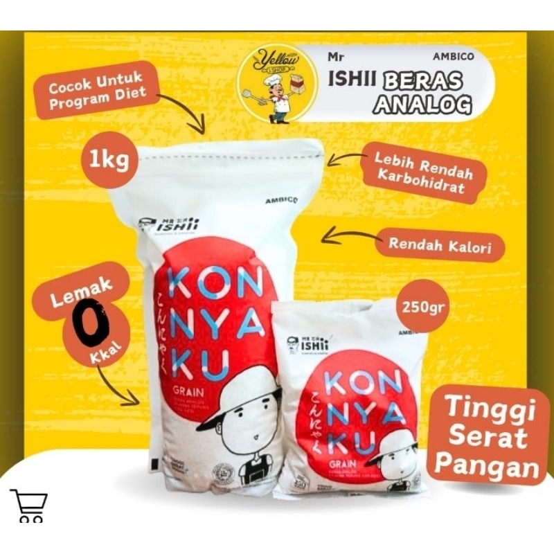 

MR ISHII KONYAKU GRAIN/BERAS ANALOG 250GR