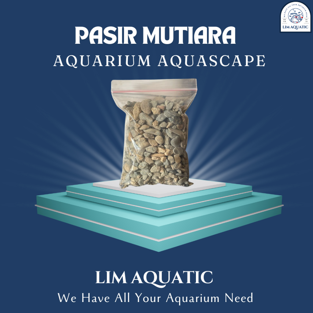 PASIR MUTIARA HIASAN AQUARIUM AQUASCAPE / PASIR HIASAN