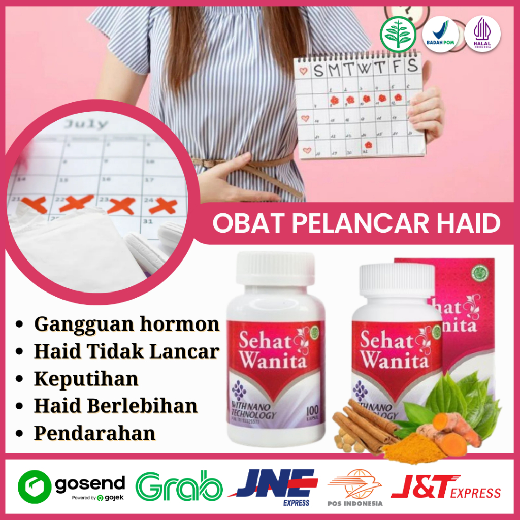 Obat Melancarkan Haid Aman Obat Menstruasi Obat Telat Haid Obat Saat Mens Sehat Wanita Kapsul