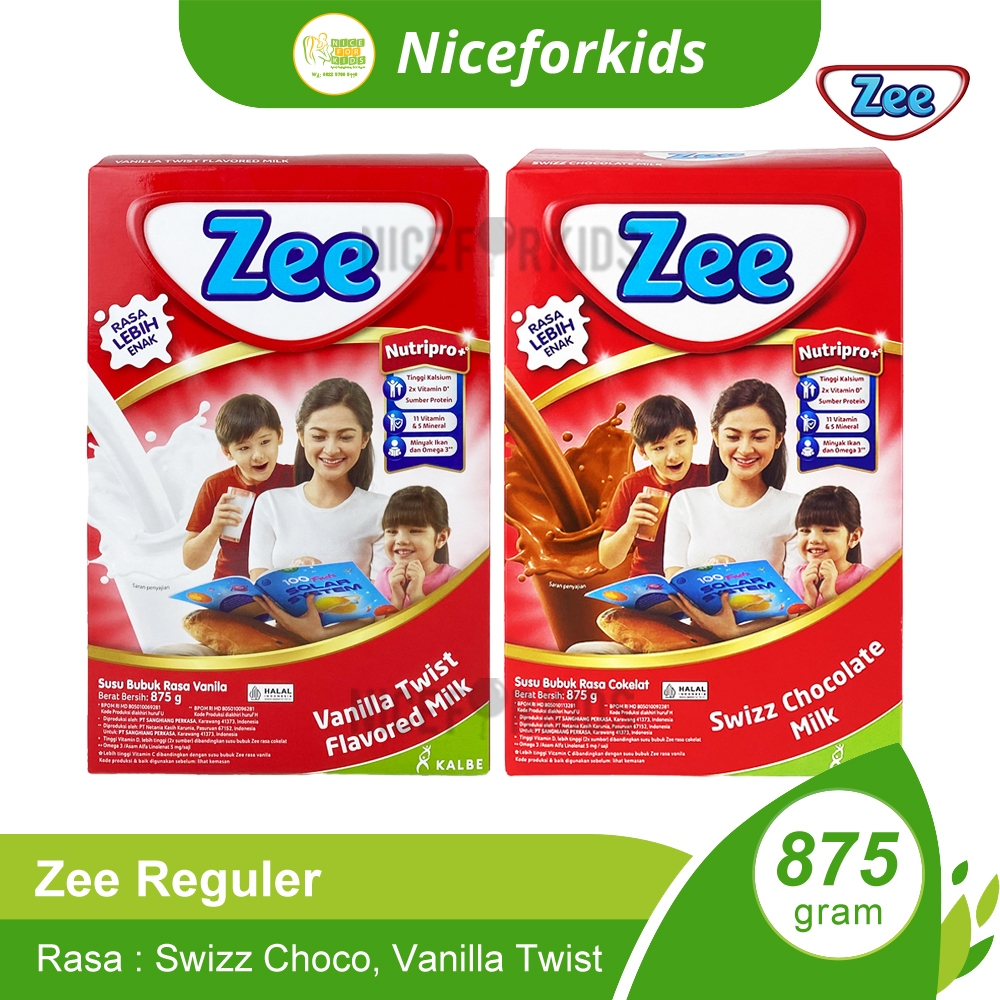 

Zee Reguler Susu Anak Berkalsium Susu Zee Nutripro Complex 875gr