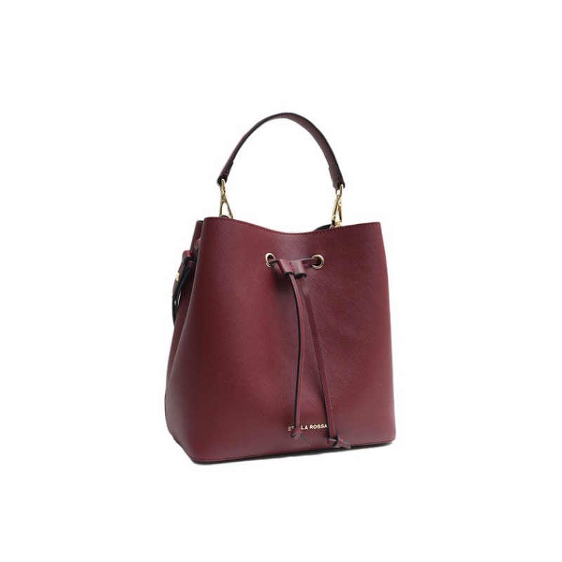 Stella Rossa Ashley Bucket Bag, PRELOVED MAROON