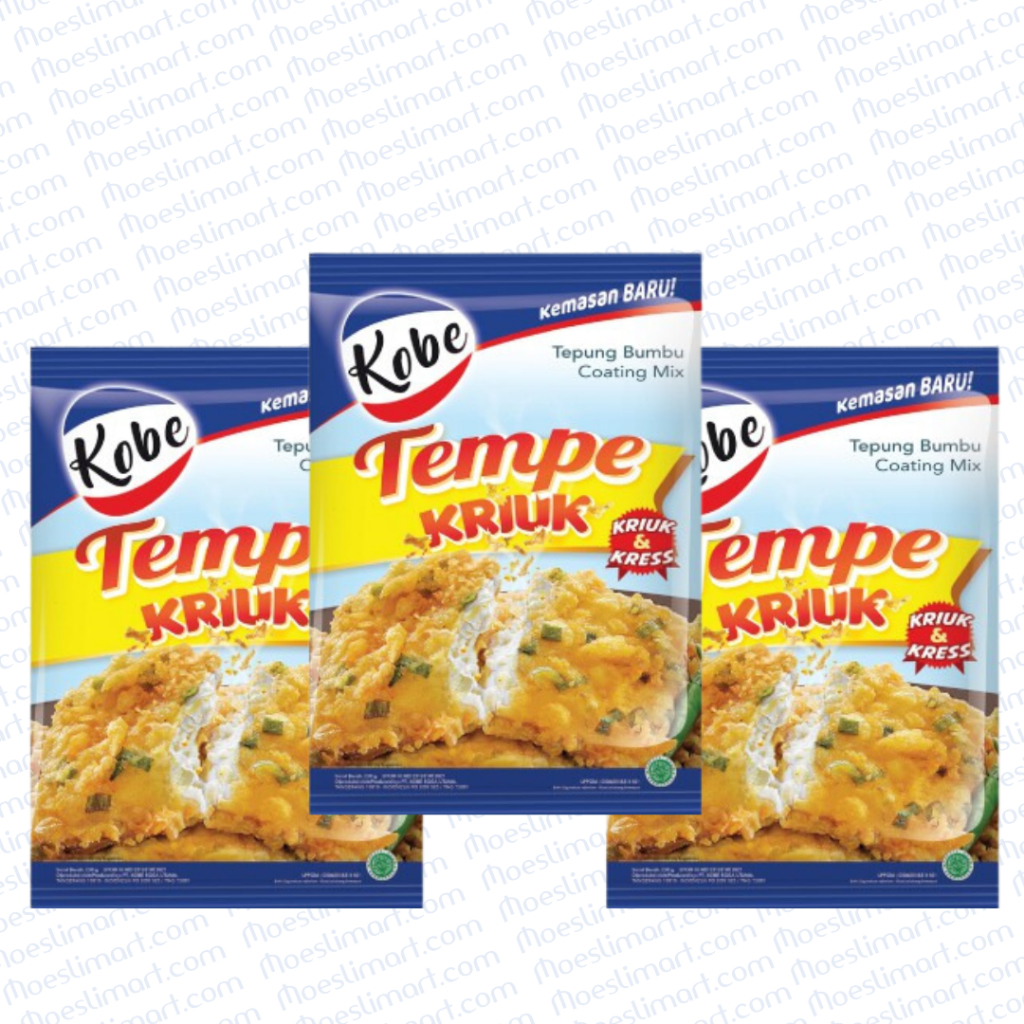 

Kobe Tepung Bumbu Tempe Kriuk 70 g Rencengan isi 10 sachet