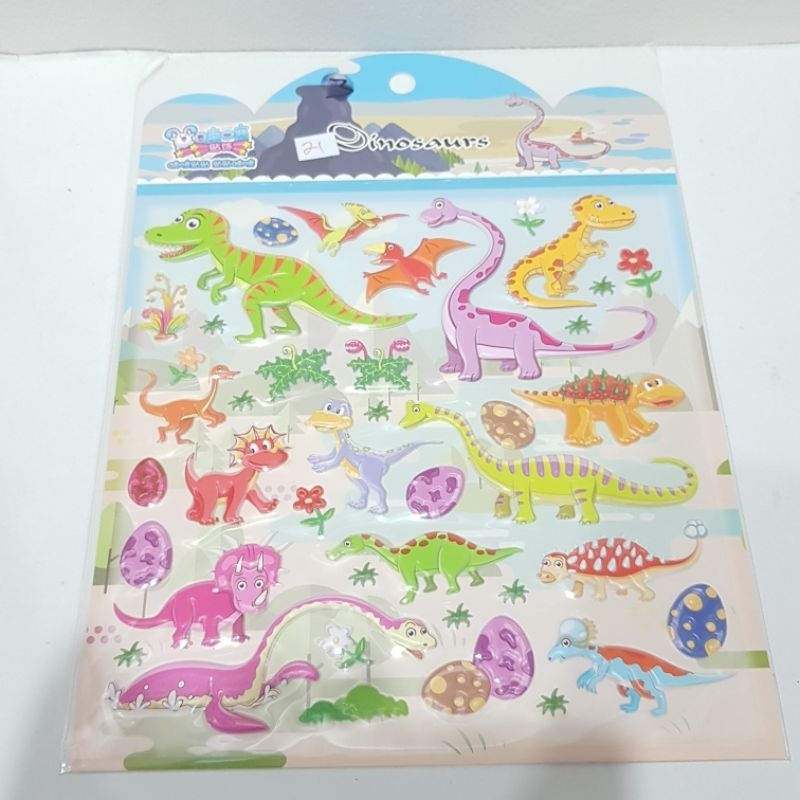 

Sticker Anak Timbul Dinosaurus SWSQWJ / WEC 21
