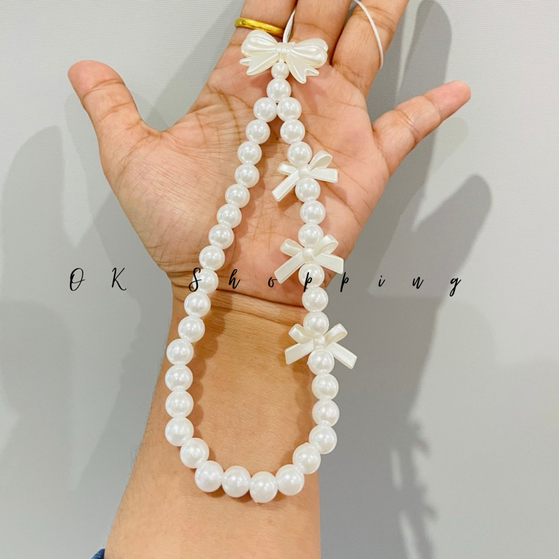 Phone Strap / Gantungan Hp Mutiara / Gantungan Hp manik-manik
