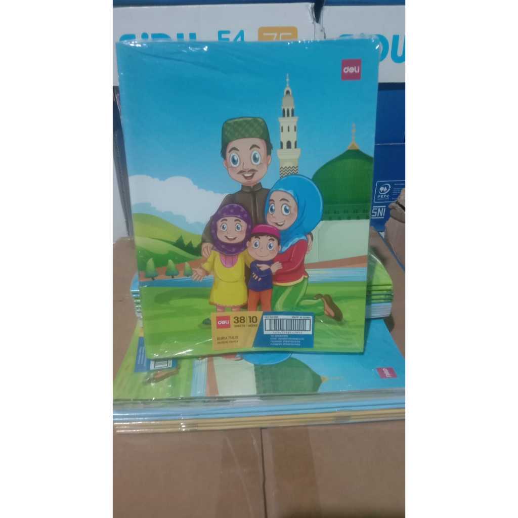 

1 Pack Buku Tulis Deli 38 Lembar / DELI Buku Tulis Sekolah 38 Lembar
