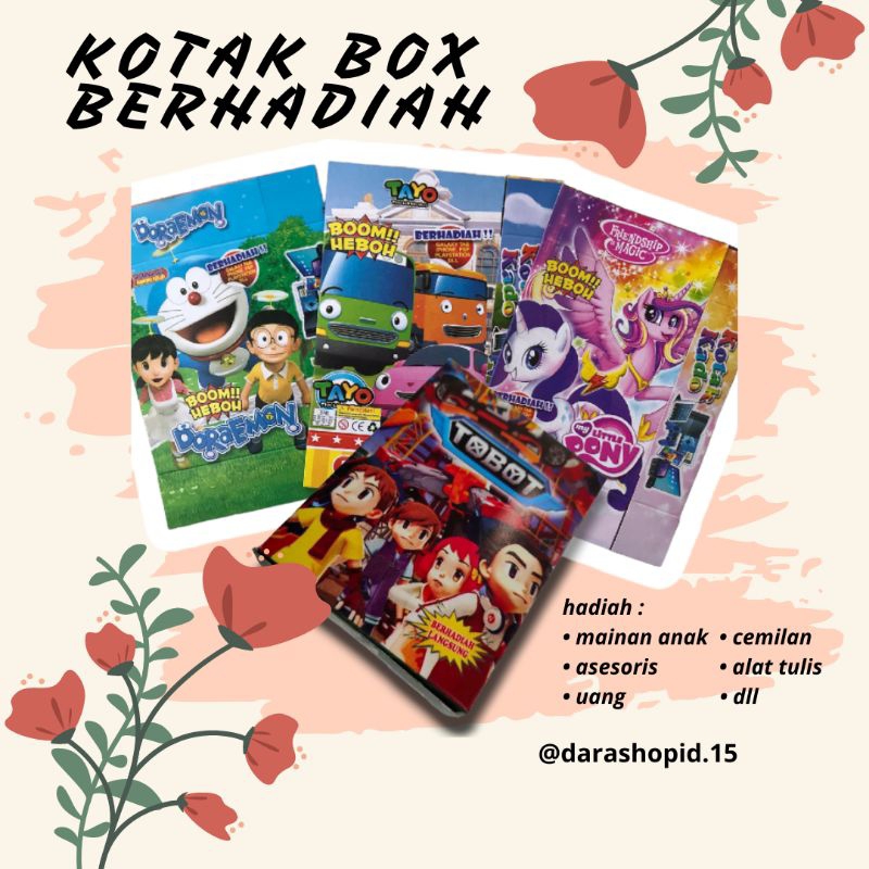 

[27] kotak box kardus hadiah mainan anak isinya gift random [darashopid.15]