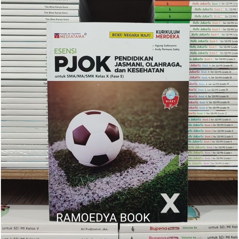 Buku Ori PJOK SMA/MA/SMK kelas 10,11,12 Kurikulum Merdeka MEDIATAMA