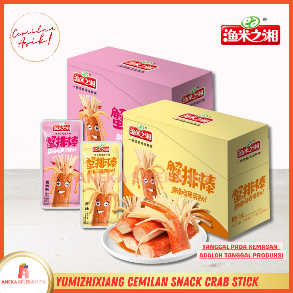 

ANEKA Cemilan China Instant Siap Saji Crab Stick/Kepiting