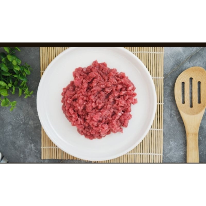 

wahyu beef organic daging giling non fat 250 gram/daging sapi organik wahyu beef daging giling non fat & with fat 250 gr