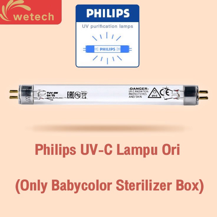 Klasik WETECH UV LED Sterilizer Philips Lamp Sterilizing Light Lampu Sterilisasi Kabinet Box 18L  22