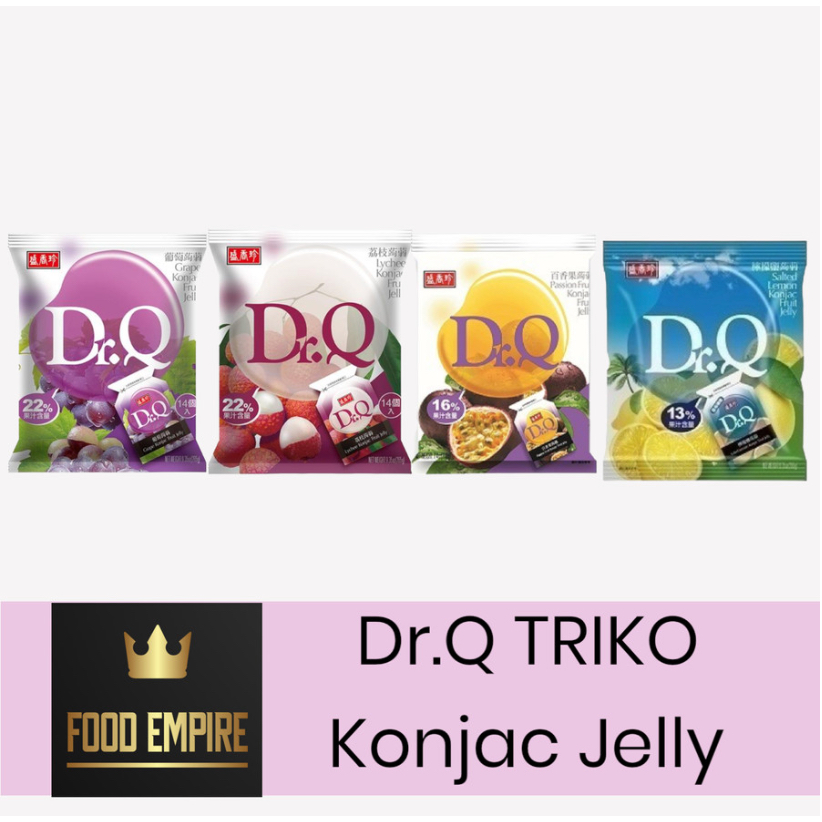 

DR.Q TRIKO Konjac Fruit Jelly 265 gram | Konyaku Jelly Rasa Buah