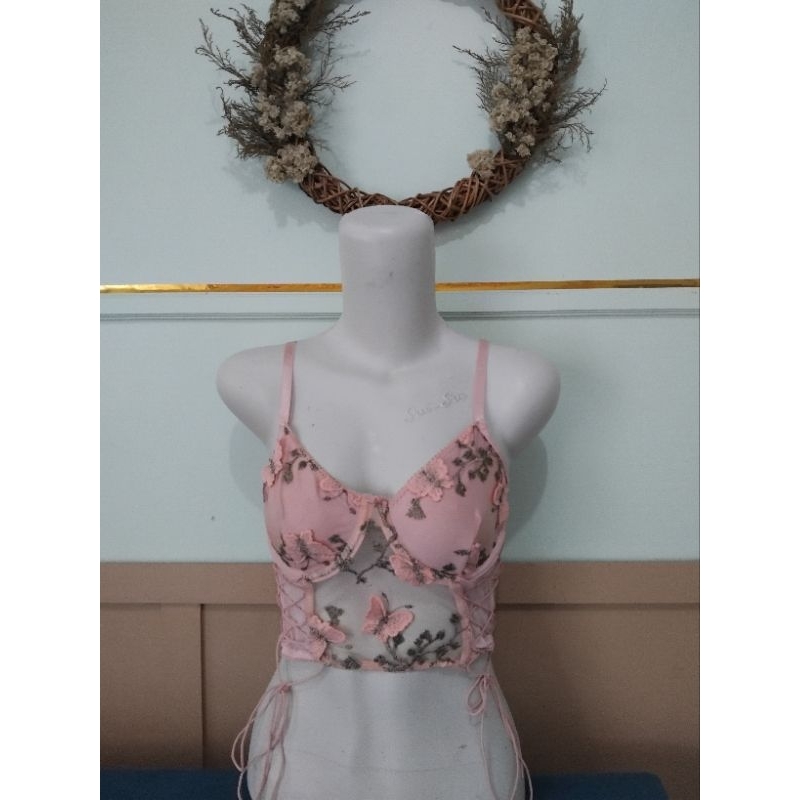 bra cantik motif bunga