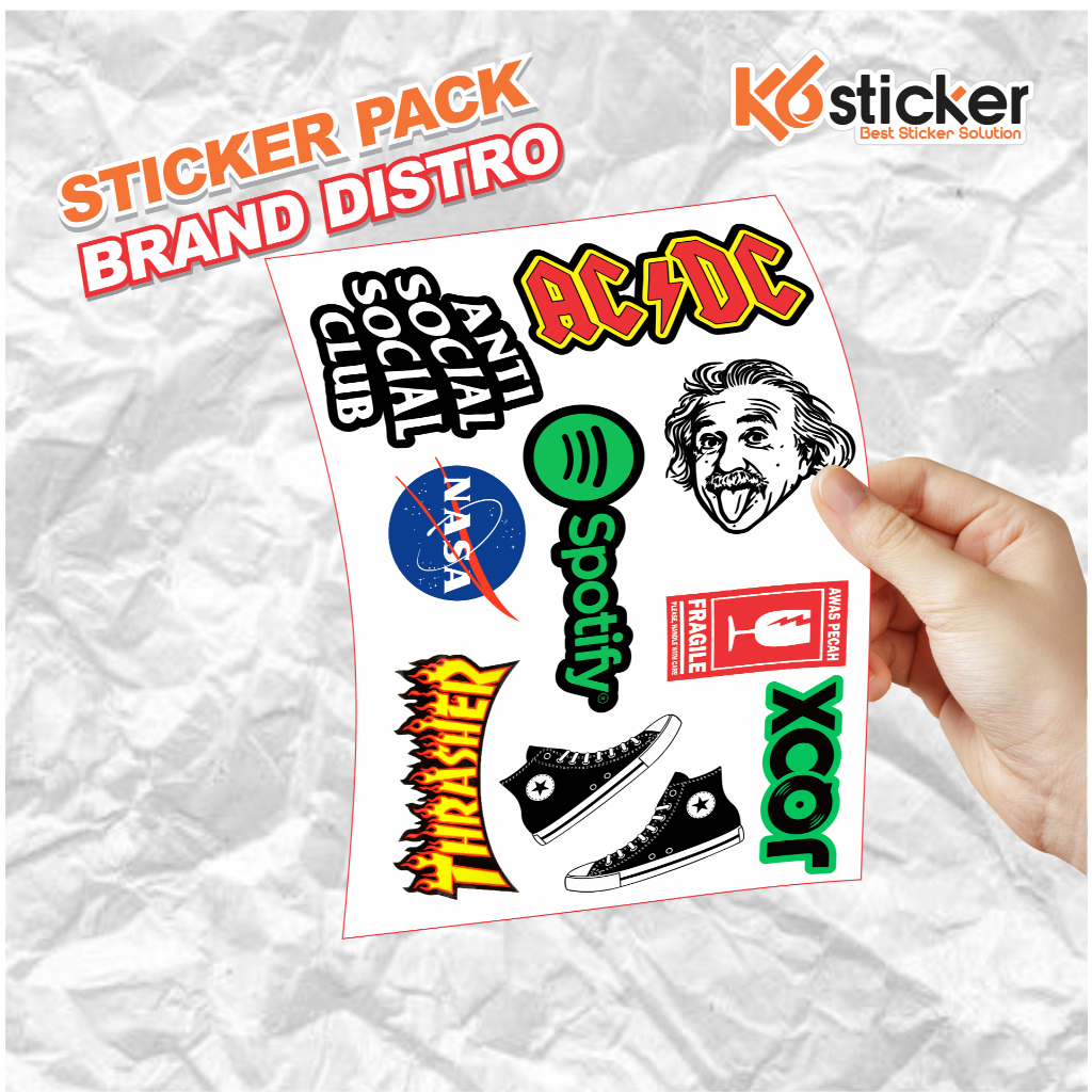 

Sticker Pack Brand Distro Aesthetic