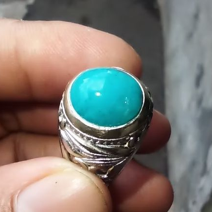 cincin batu akik minion bacan natural asli batu alam