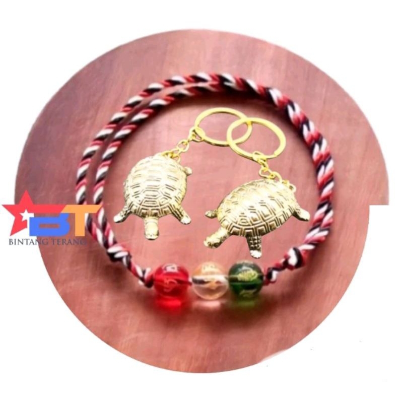 GELANG TRIDATU ASLI BALI/ GELANG PEMBAWA HOKKIE/ KEBERUNTUNGAN KURA2 EMAS