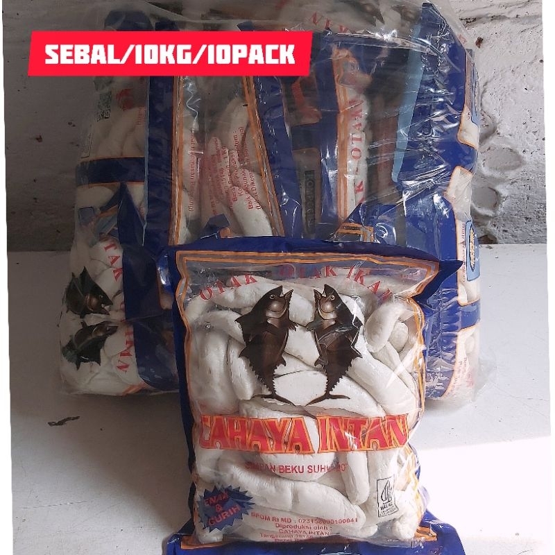 Otak Otak Ikan 10kg / 1 Ball Grosir Fresh Halal Cahaya Intan Original Grosir