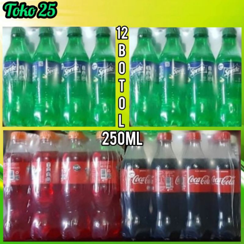 

Sprite Fanta Coca Cola 1 Dus 250ml