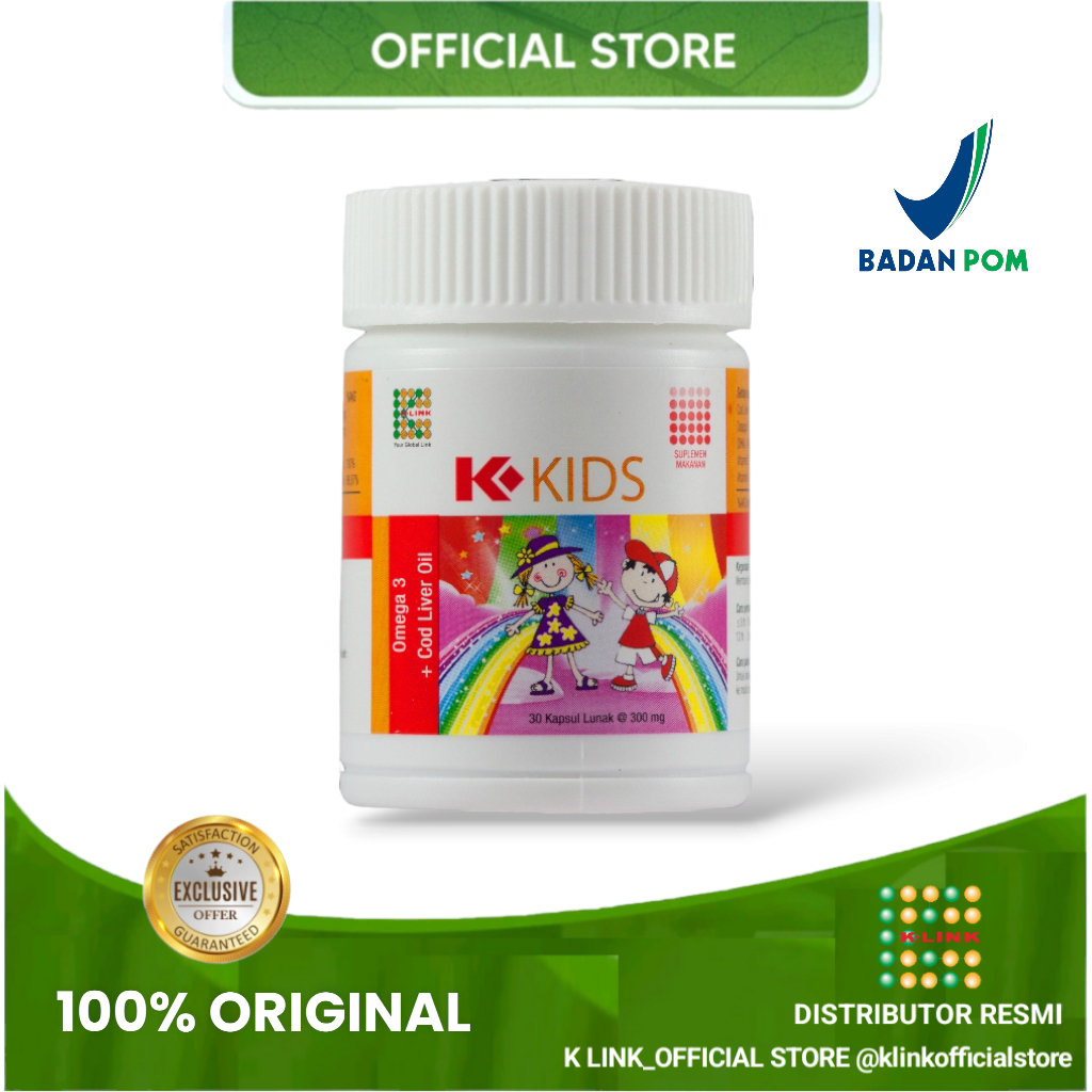 k kids omega3 kids omega 3 k link ( k kids 1 botol )