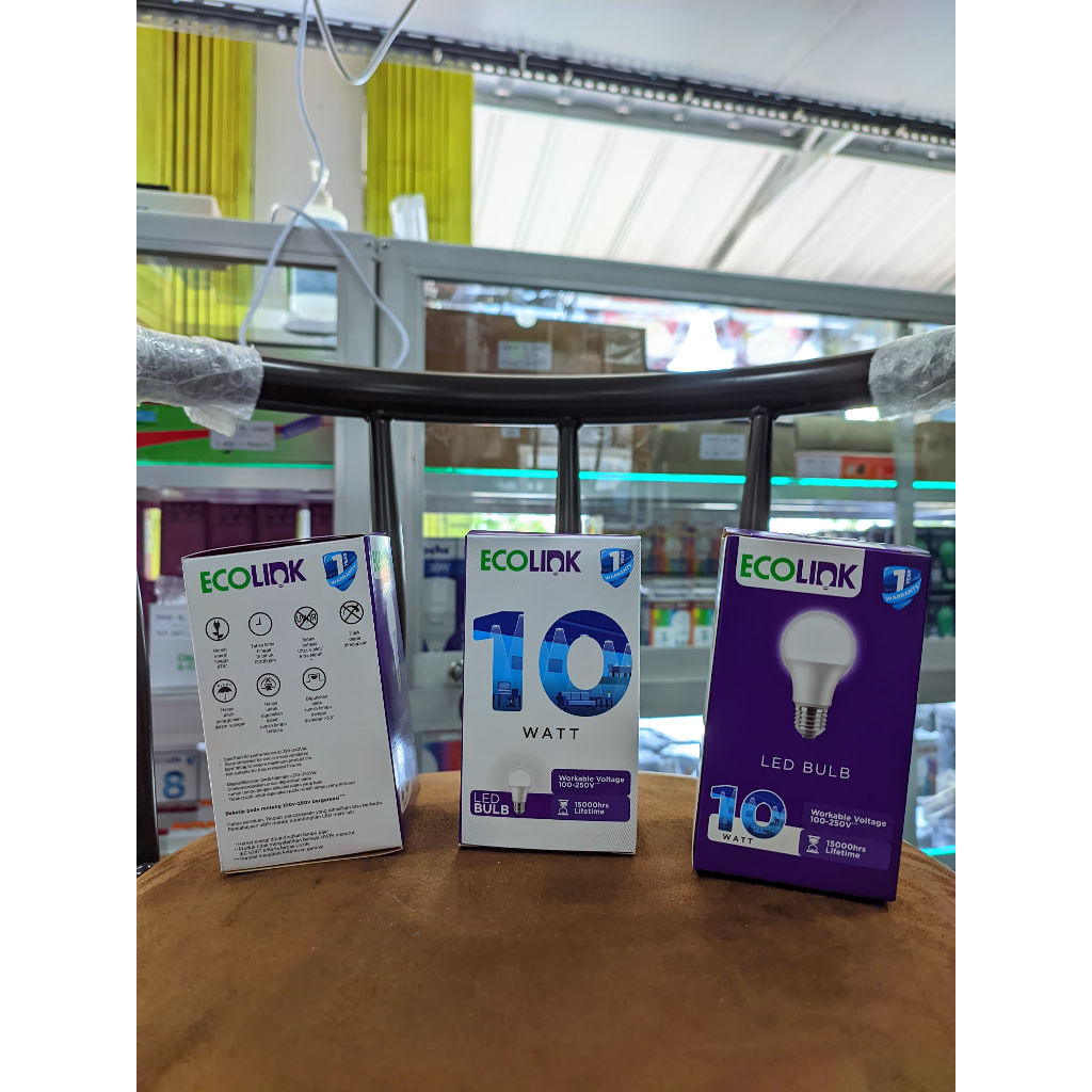 lampu ecolink 10 watt putih