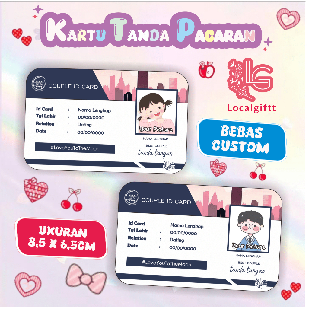 

Kartu Custom | Kartu Tanda Pacaran | Kartu Couple | Card Custom | Kartu Pasangan | Card Couple | Kartu Pacaran