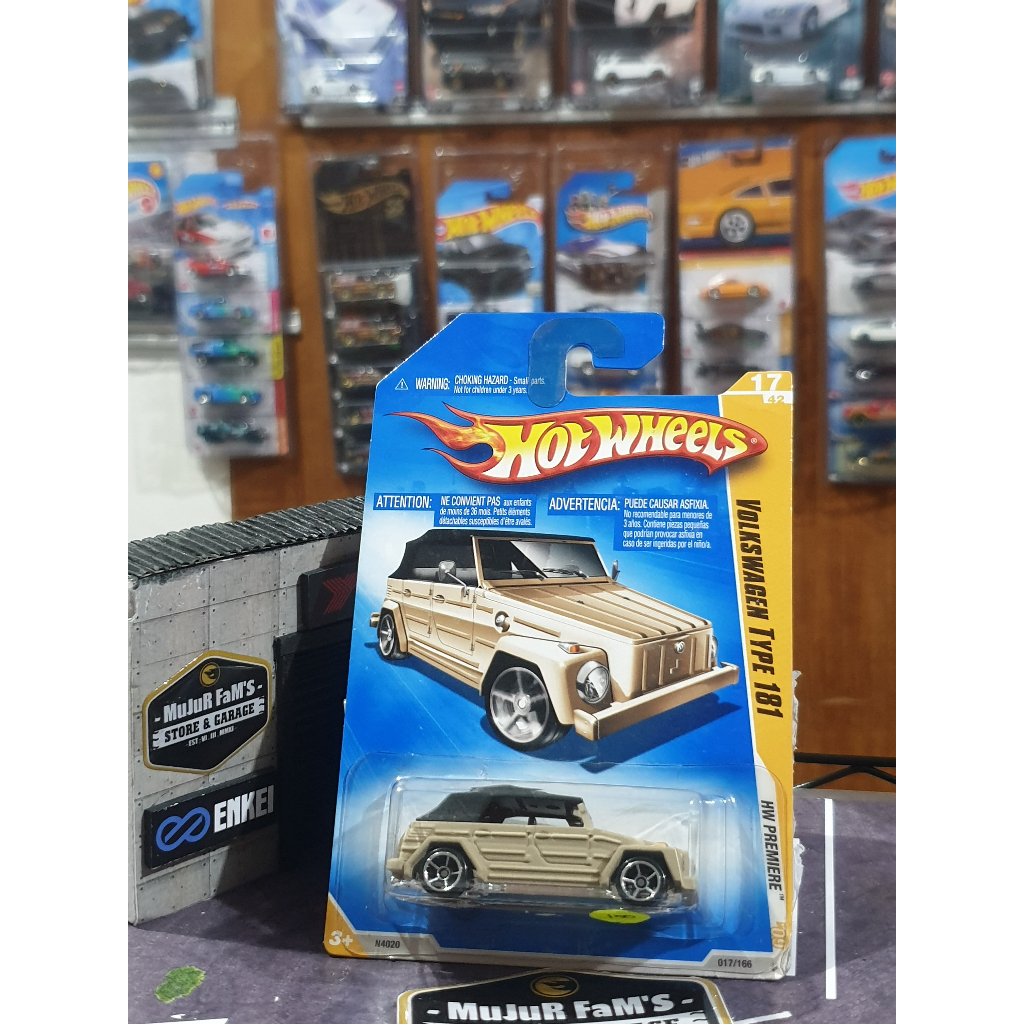 HOT WHEELS VOLKSWAGEN TYPE 181 KREM