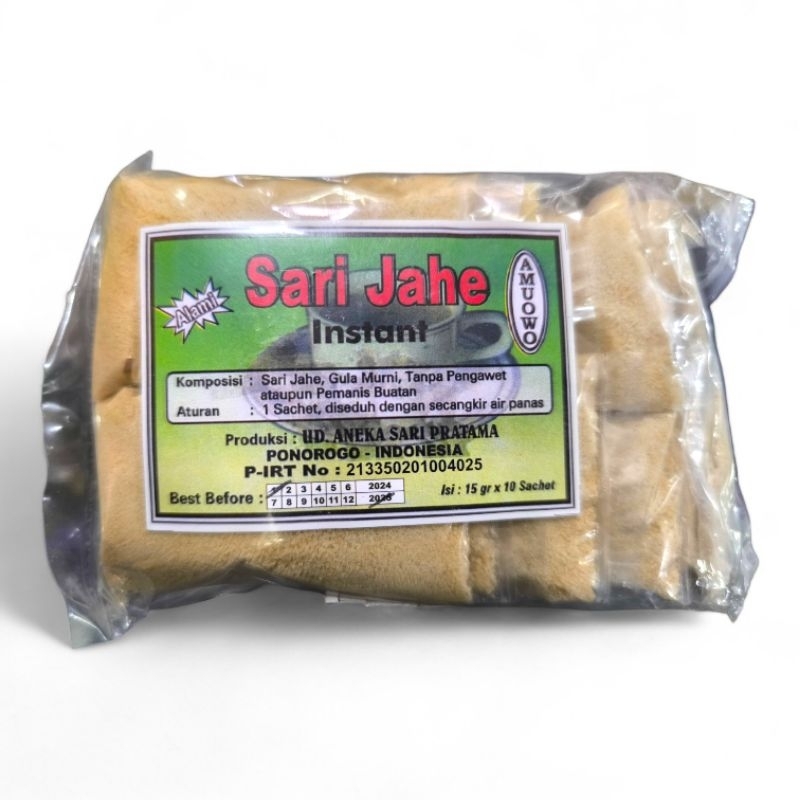 

Sari Jahe Instan Alami 15Gr X 10Sachet-Bubuk Minuman-Toserba Gadjah-Ekonomis XF 408