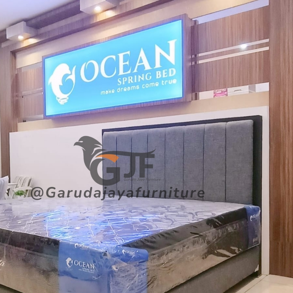 DIVAN BOX DAN SANDARAN KASUR SPRING BED PREMIUM/DIVAN BOX/KERANGKA KASUR/HEADBOARD MATRAS/SANDARAN D