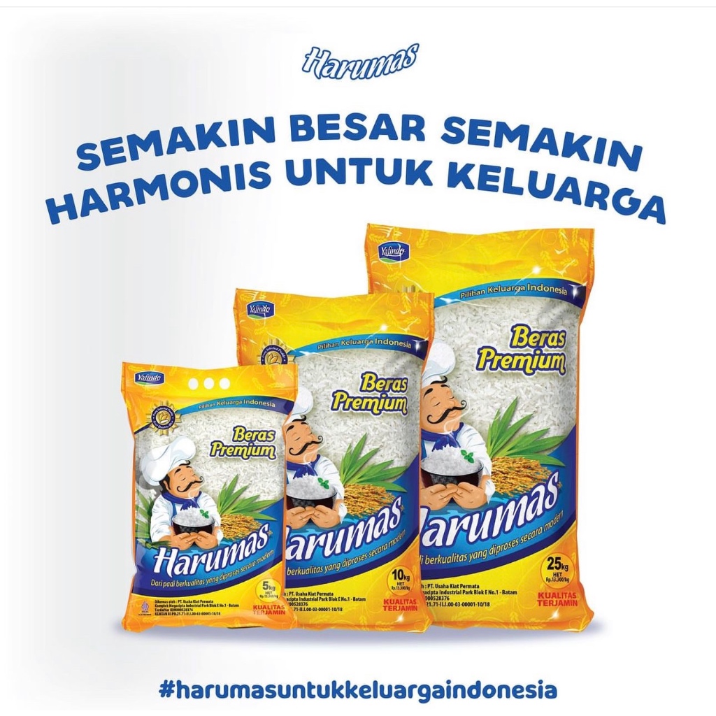 

Beras Harumas 10kg Premium