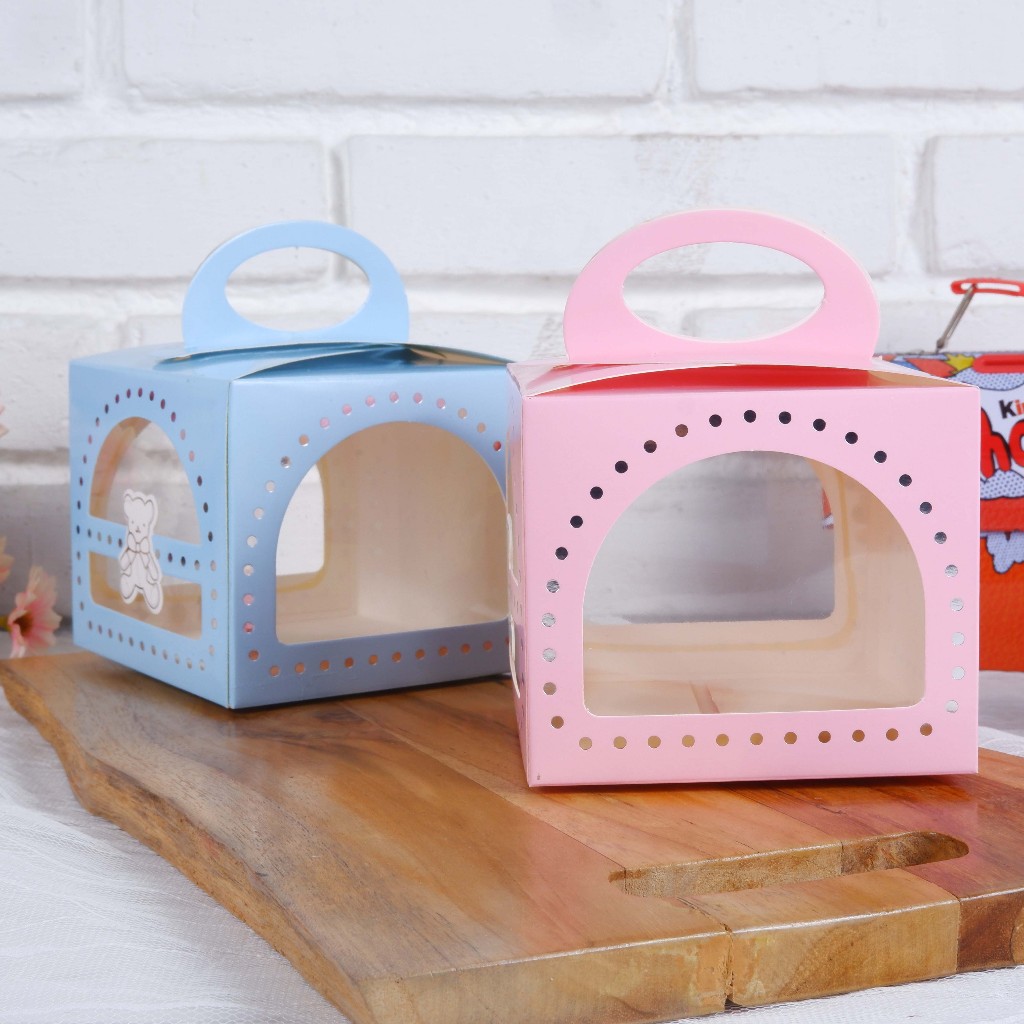 

Bear Cake Box Uk 10,5x10,5x9cm /2pcs