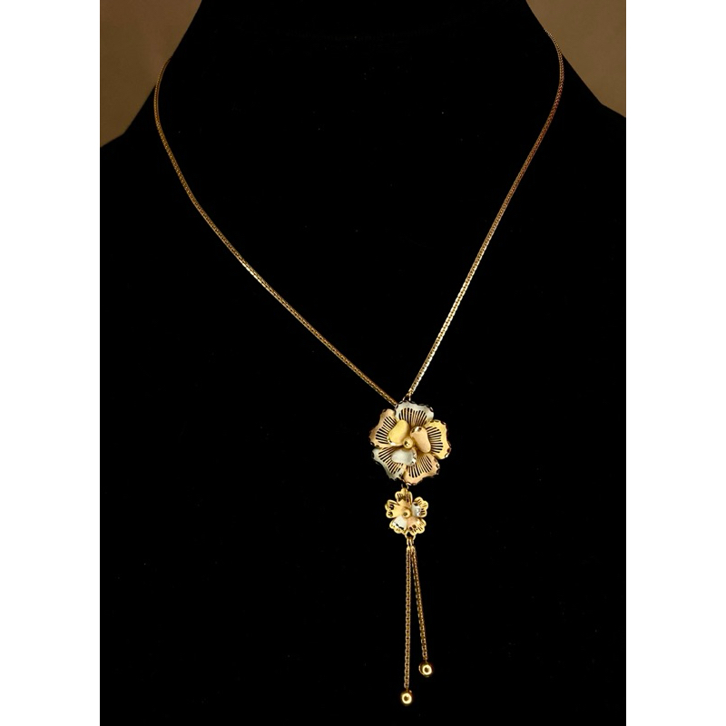 Perhiasan Kalung Emas Asli kadar 70% 16K