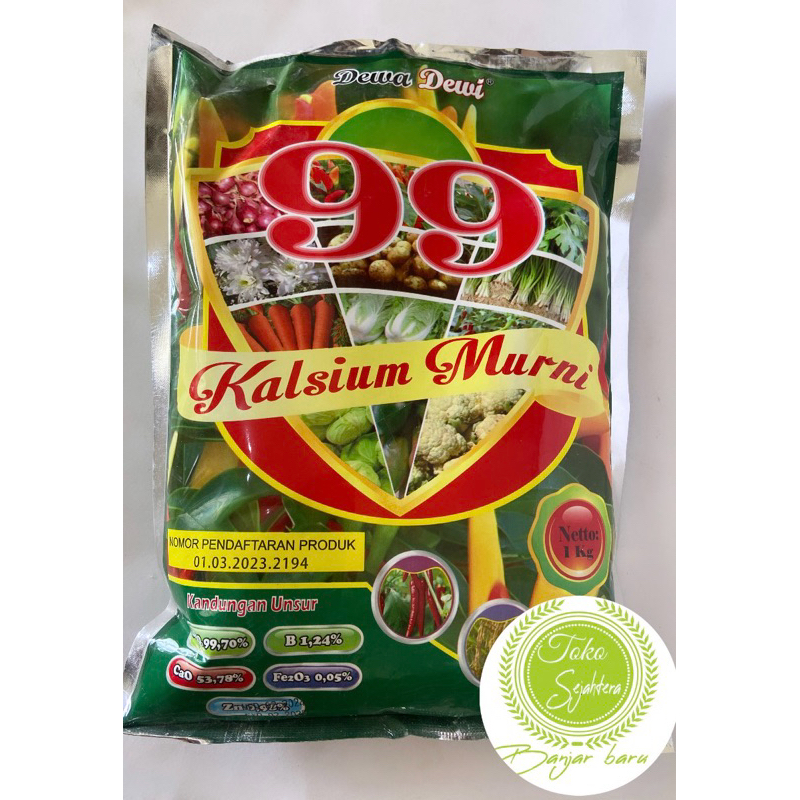 PUPUK 99 kalsium murni 1KG
