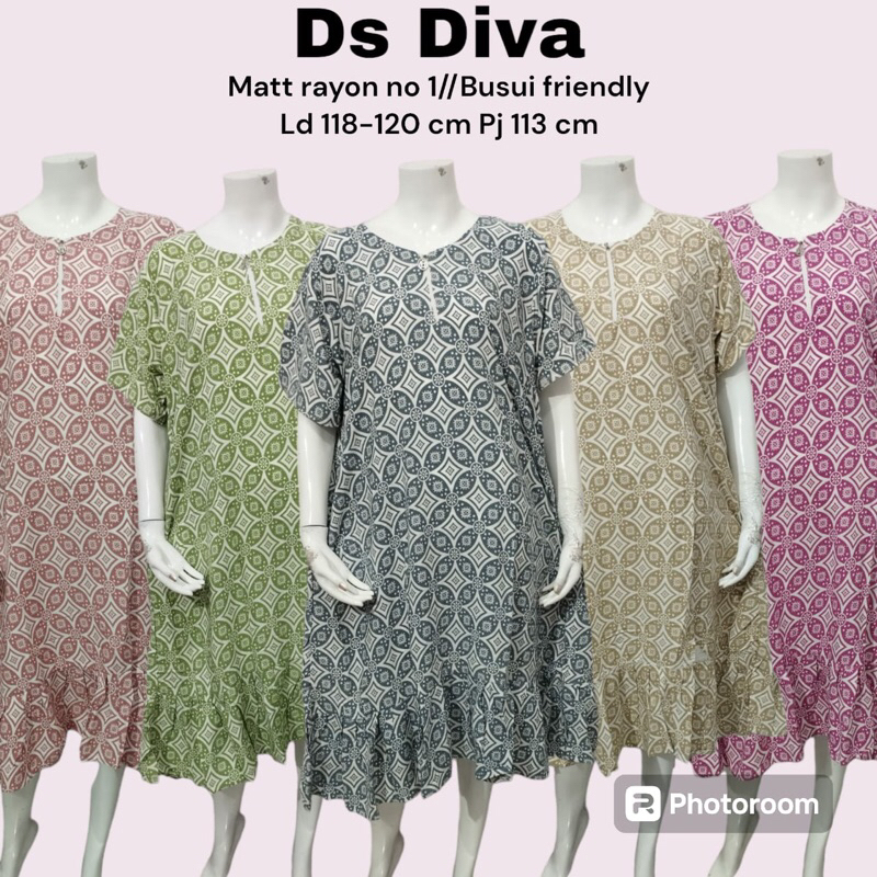 Daster Diva Sutera Ungu