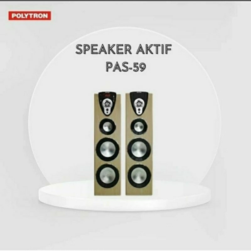 Polytron PAS 59 Aktif Speaker Bluetooth USB XBR Garansi Resmi SNI
