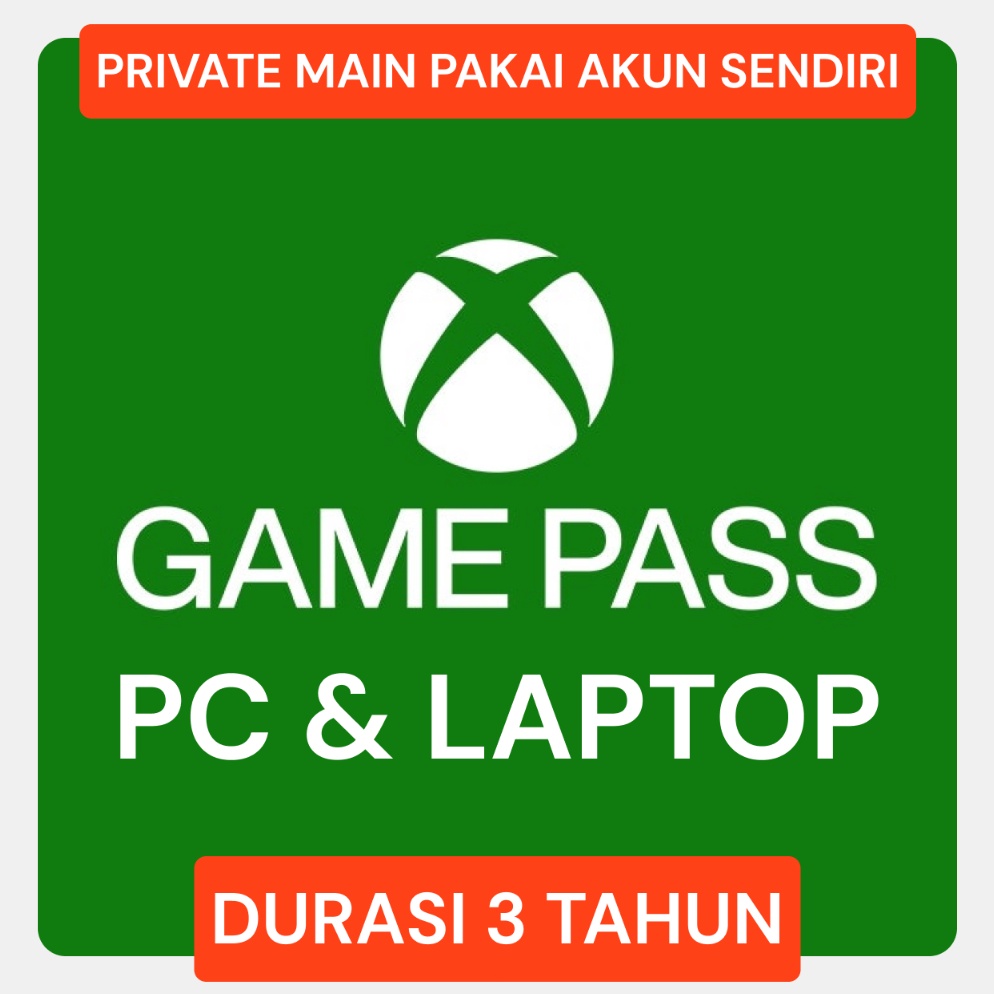 KODE A63R XBOX PC PASS 3 TAHUN ONLINE TERMURAH BONUS GAME PC LAPTOP