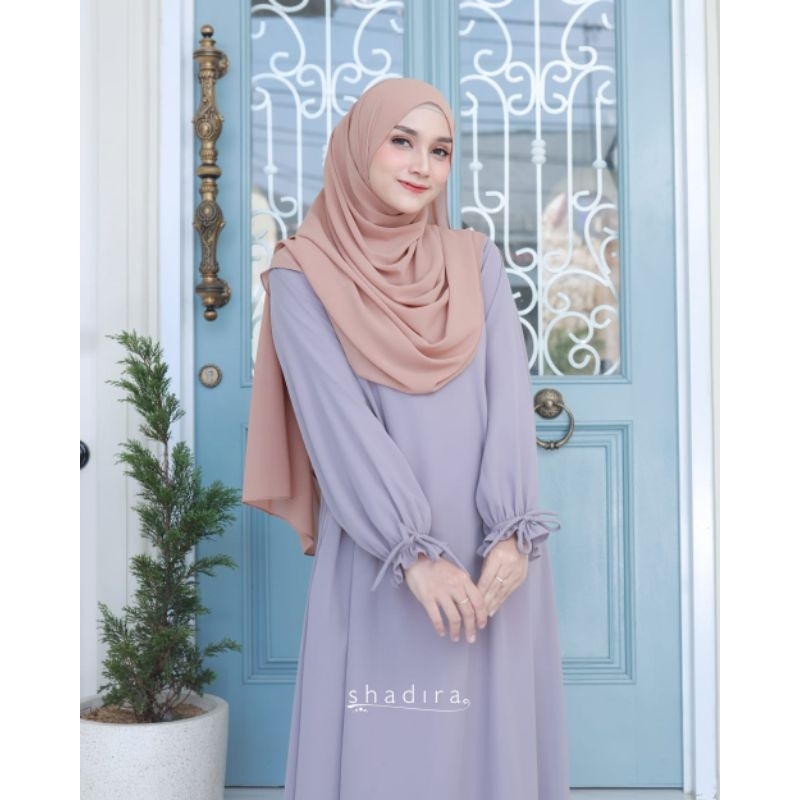 Shadira Rafeeqa dress Stone Grey