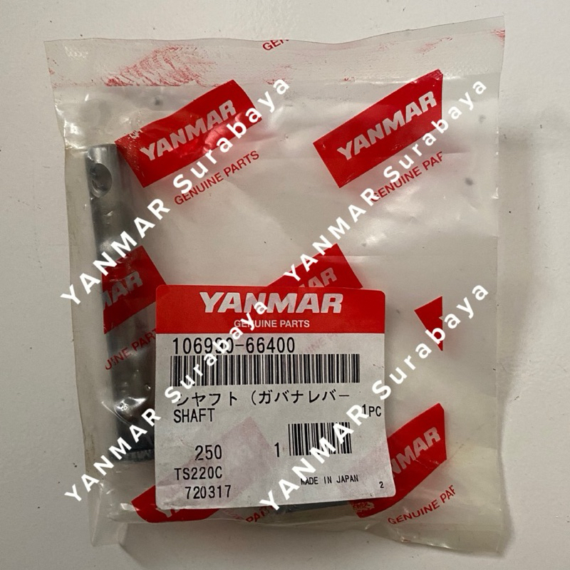 Shaft governor lever Yanmar TS230 106990-66400 Original