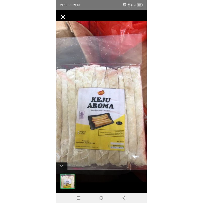 

Nisofood Keju Aroma 10 pcs