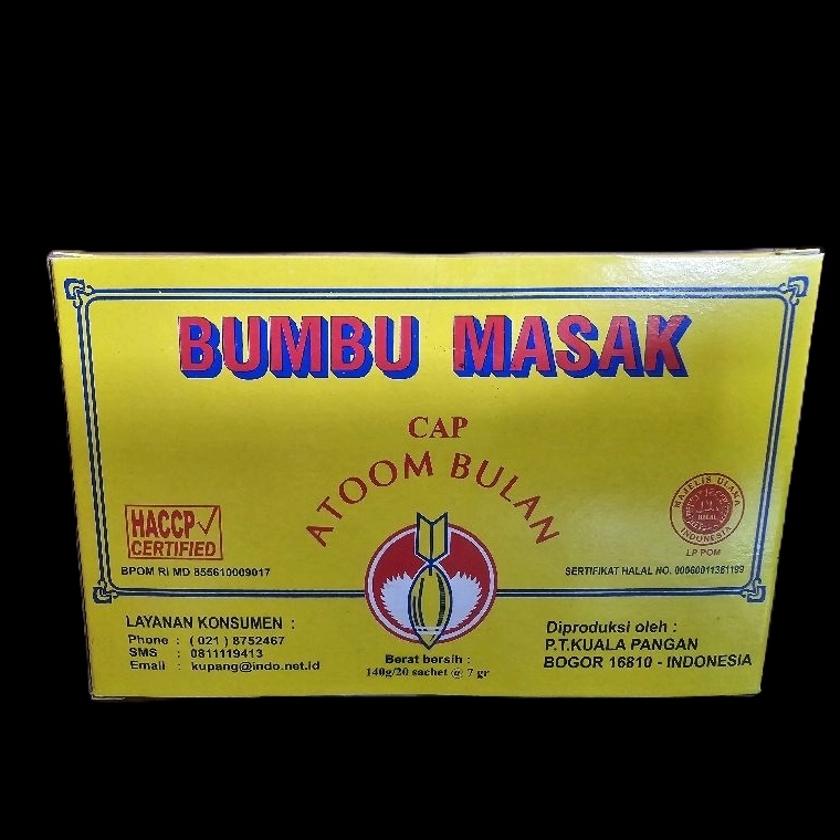 

Kirim Sekarang Bumbu Cap Atoom Bulan isi 2 sachet H95