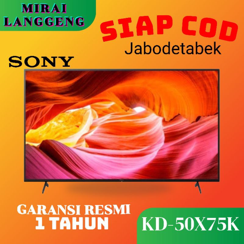 SONY 4K GOOGLE TV 50X75K/KD-50X75K
50 inch
