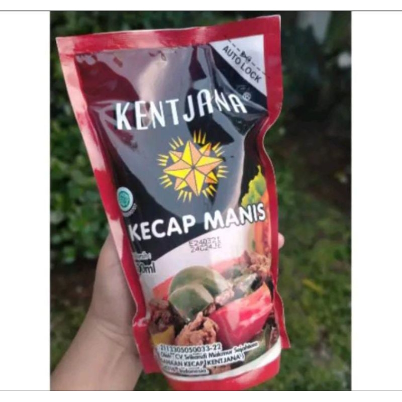 

kecap refill standing pouch khas kebumen kecap kentjana kemasan 600ml