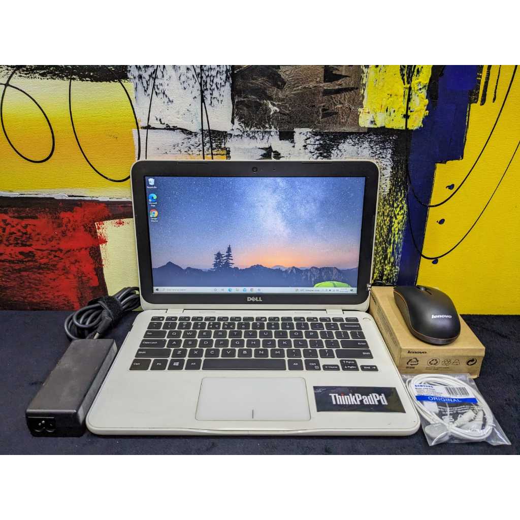 Laptop Desain Dell Inspiron 3180 AMD A9 9420E Radeon Ram 4Gb Slim Mulus