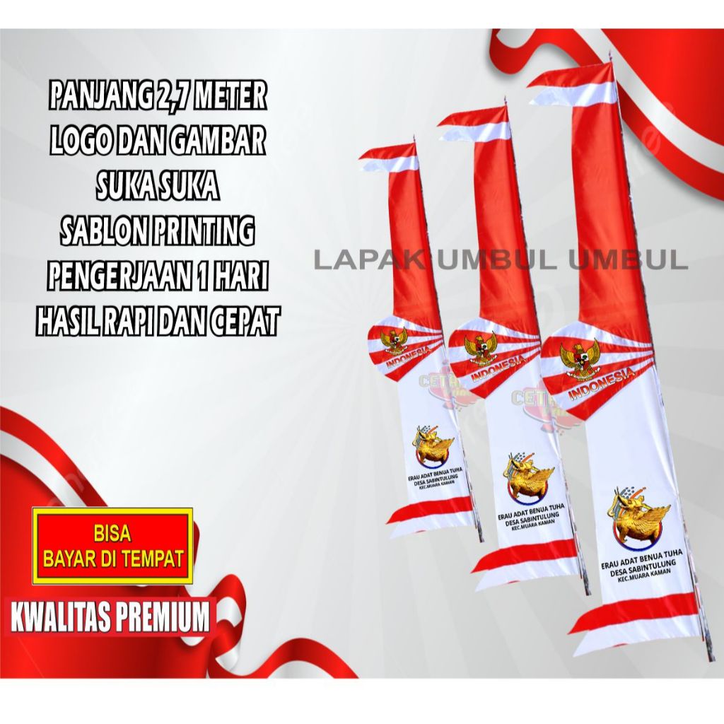 umbul umbul custom model indosiar /bendera custom /umbul umbul custom